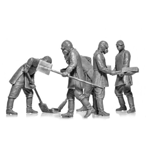 Фігури та мініатюри Чорнобиль #3. Ліквідатори (5 фігур)