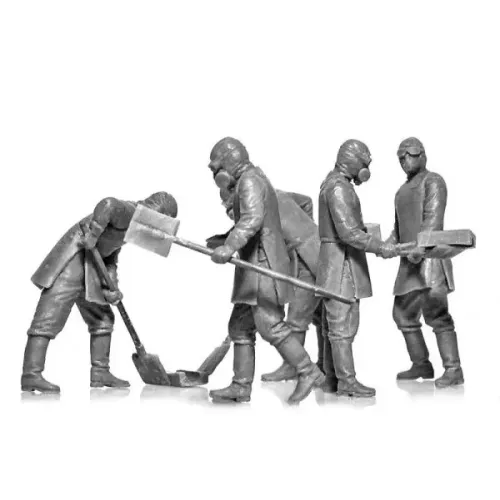 Фігури та мініатюри Чорнобиль #3. Ліквідатори (5 фігур)
