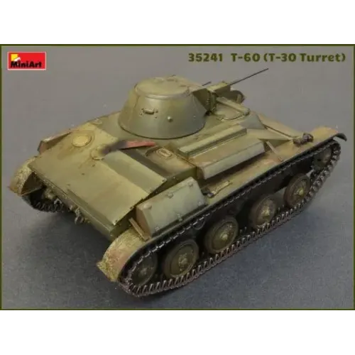 Бронетехника и артиллерия Легкий танк Т-60 (башня Т-30) с интерьером 1:35
