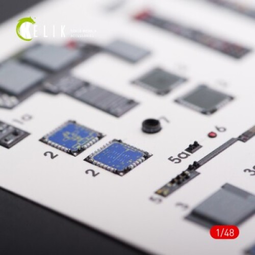 Декали AH-64D "Apache longbow" 3D декаль интерьер для комплекта Hasegawa 1:48 КЕЛИК K48021