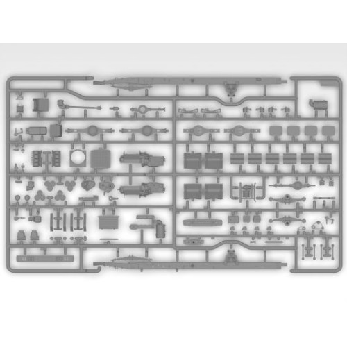 Авто-мото Збірна модель 1:35 Радянська шестиколісна армійська вантажівка з укриттям ICM 35002