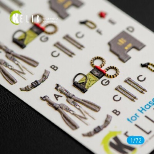 Декали F-4 (B,N) Phanton II 3D декаль интерьер для комплекта Hasegawa 1:72 КЕЛИК K72029