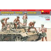 Сборная модель 1:35 Фигуры Немецкий танковый экипаж «Африканский корпус». Специальный выпуск МиниАрт