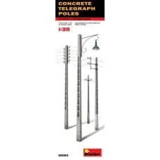 Сборная модель 1:35 Бетонные телеграфные столбы MiniArt 35563