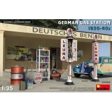 Збірна модель 1:35 Набір німецька заправна станція 1930-40р. Miniart 35598