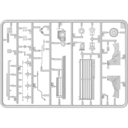 Наборы деталировки Сборная модель 1:35 Комплект трансмиссии для Т-55:Т-55А МиниАрт 37073