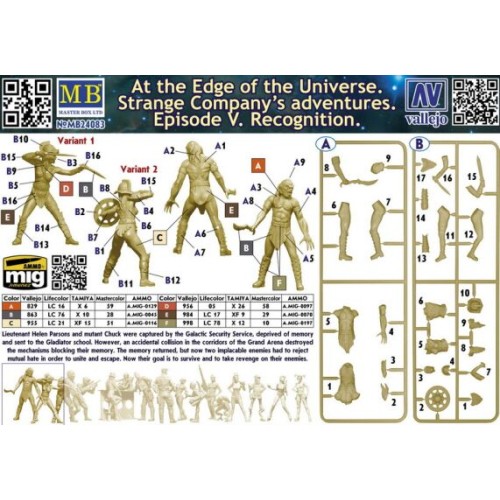 Фігури та мініатюри "At the Edge of the Universe. Strange Company’s adventures. Episode V. Recognition"