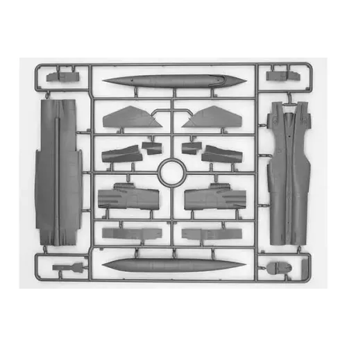 Збірна модель літака Збірна модель 1:72 Радянський літак-розвідник МіГ-25РБТ ICM 72174 1:72