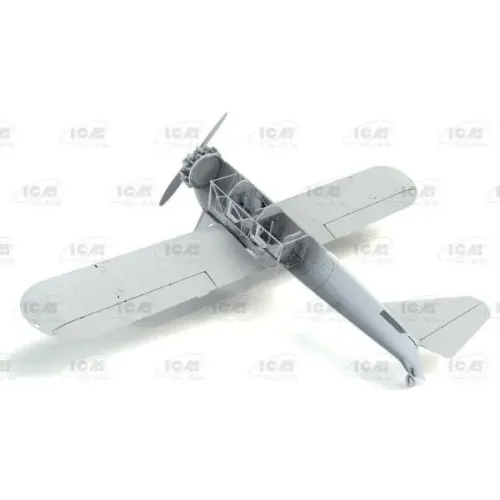 Сборная модель самолета Сборная модель 1:32 Американский учебно-тренировочный самолет Stearman PT-17:N2S-3 Kaydet ICM 32050 1:32
