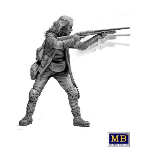 Фігури та мініатюри Збірна модель 1:35 Комплект Zombieland Series комплект №3 Дорога до волі. Мисливці на зомбі MasterBox 35243