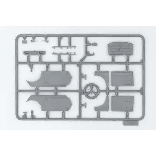 Авто-мото Збірна модель 1:35 Німецький штабний автомобіль Kadett K38 Cabriolimousine ICM 35483