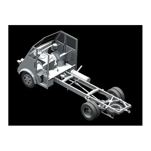 Бронетехника и артиллерия Грузовик Второй мировой войны Lastkraftwagen 3,5 t AHN с германскими водителями 1:24