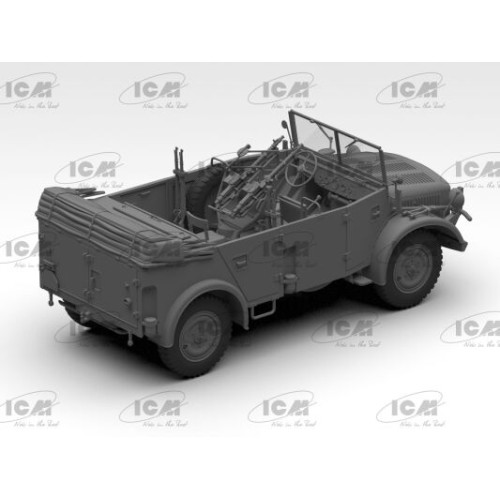 Авто-мото Німецький військовий автомобіль s.E.Pkw Kfz.70 із зенітним кулеметом Zwillingssockel 36, Друга світова в