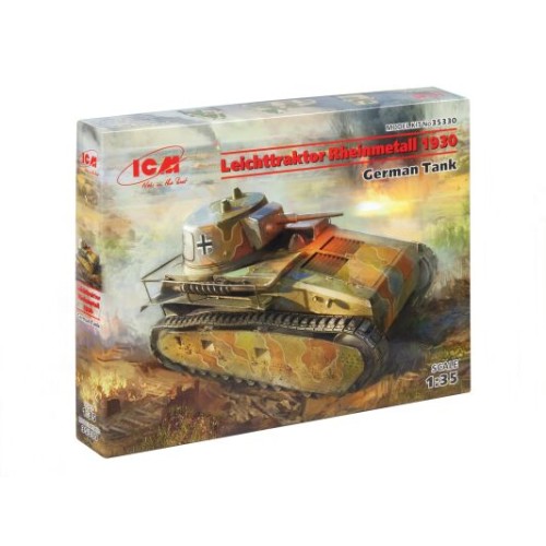 Бронетехніка та артилерія Збірна модель 1:35 Німецький танк Т-34-76 Leichttraktor Rheinmetall 1930 ICM 35330