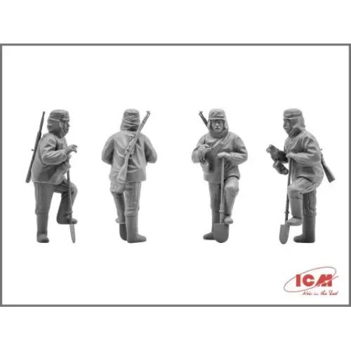 Фігури та мініатюри Збірна модель 1:35 Фігури піхота Червоної Армії (1939-1942) ICM 35051