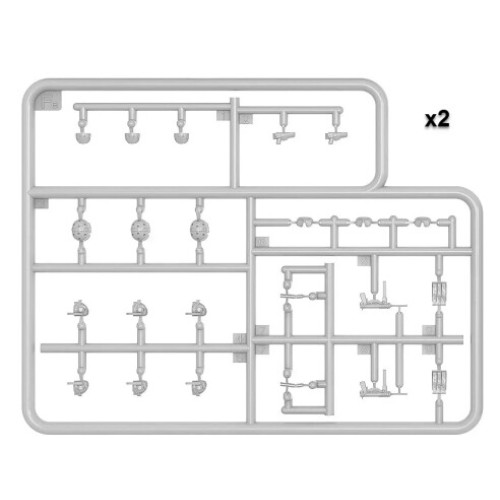 Наборы деталировки Сборная модель 1:35 Оружие и снаряжение США для танковых экипажей и пехоты МиниАрт 35334