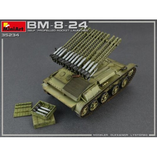 Бронетехника и артиллерия Самоходная Ракетная Установка "БМ-8-24" 1:35