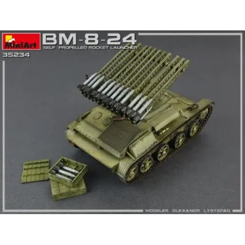 Бронетехника и артиллерия Самоходная Ракетная Установка "БМ-8-24" 1:35