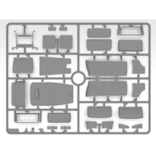 Авто-мото Збірна модель 1:24 Автомобіль ГАЗ-А на німецькій службі ICM 24053
