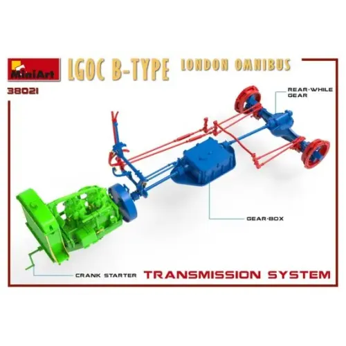 Авто-мото Збірна модель 1:35 Автобус Лондонський Омнібус LGOC тип Б Miniart 38021