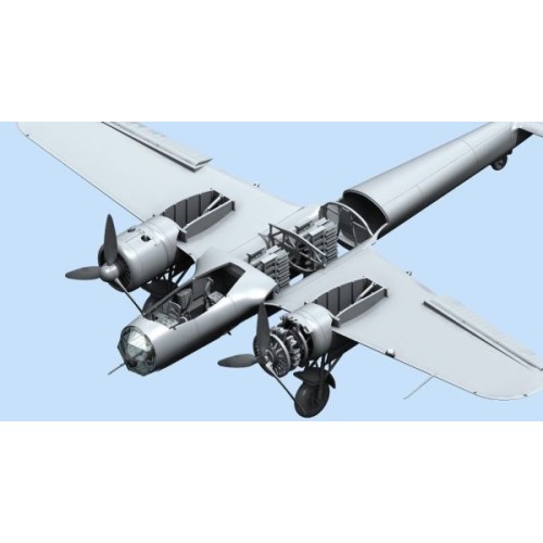 Збірна модель літака Збірна модель 1:72 Літак Dornier Do-17Z-2 (Фінський) ICM 72308 1:72