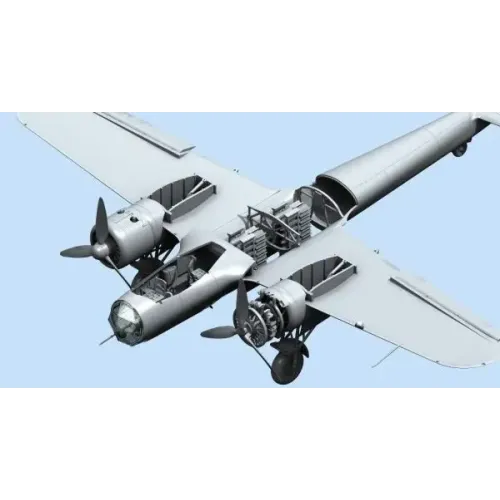 Збірна модель літака Збірна модель 1:72 Літак Dornier Do-17Z-2 (Фінський) ICM 72308 1:72