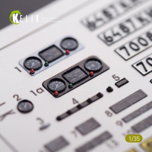 Декали ZiL-131 3D декаль интерьер и экстерьер для любой комплектации 1:35 КЕЛИК K35002