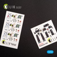 F-4D Phantom II 3D декаль інтер'єр для комплекту FineMolds 1:72 КЕЛИК K72014