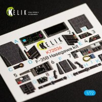 F-35B 3D декаль інтер'єр для комплекту Hasegawa 1:72 KELIK K72036