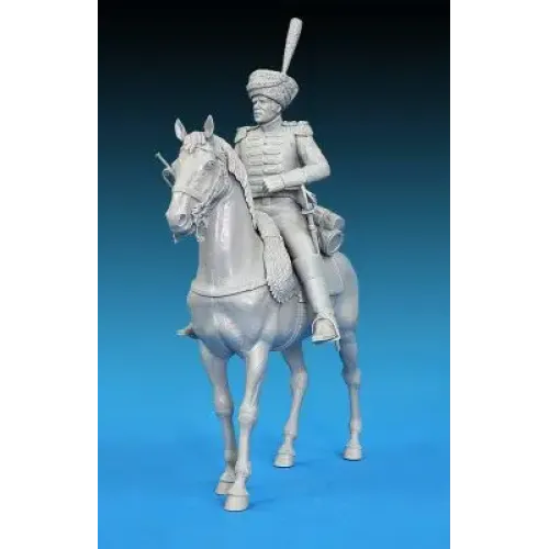 Фігури та мініатюри Збірна модель 1:16 Фігура Трубач 1-го Вестфальського Кірасирського Полку 1813 MiniArt 16033