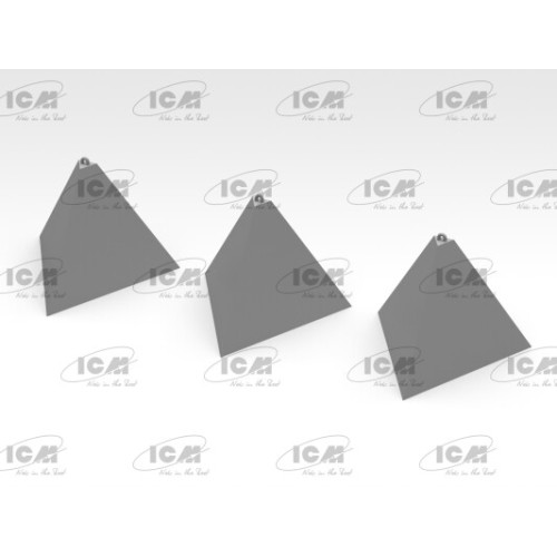 Будівлі та елементи Збірна модель 1:35 Набір «Зуби дракона» ICM 35746
