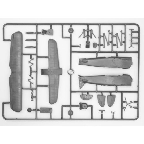Сборная модель самолета Сборные модели бипланов 1930-1940-х годов (Не-51A-1, Ki-10-II, U-2:Po-2VS) 1:72