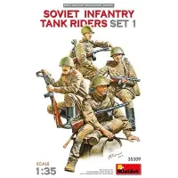Збірна модель 1:35 Фігури Радянська піхота на танку, 1 MiniArt 35309
