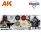 Наборы красок AK Interactive TM WARGAME COLOR SET ВЕЧНАЯ ТЬМА