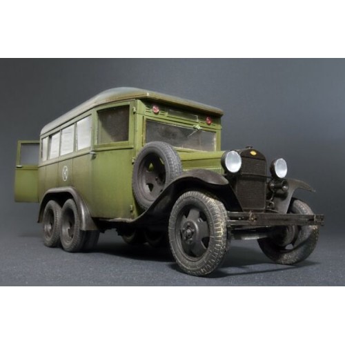 Авто-мото Штабной автобус ГАЗ-05-193 1:35