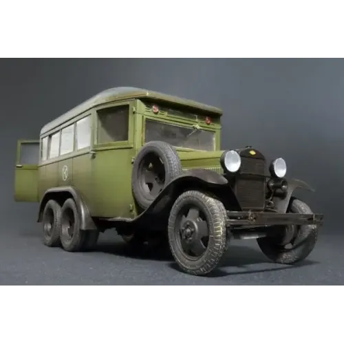 Авто-мото Збірна модель 1:35 Штабний автобус ГАЗ-03-193 Miniart 35156