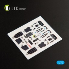 AH-1Z "Viper" 3D декаль интерьер для комплекта Dream Model Kit 1:72 КЕЛИК K72025
