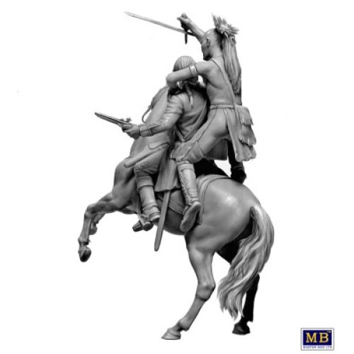 Фігури та мініатюри Збірна модель 1:35 Фігури серія "Індейські війни" - "Атака із засідки" MasterBox 35248