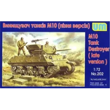САУ M10 (пізня версія) (UM202) Масштаб: 1:72