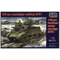 105-мм самоходная гаубица М7Б1 1:72