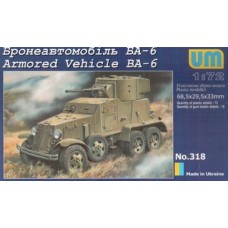 Бронеавтомобиль БА-6 (UM318) Масштаб:  1:72