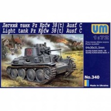 Танк Pz Kpfw 38(t) Ausf.C (UM340) Масштаб:  1:72