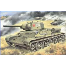 Tank T-34:76 (1942) with stamp turret
