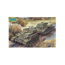 Retriever on the basis of T-34 with SPG SU-76