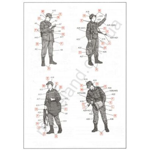 Фигуры и миниатюры Сборная модель 1:35 советские мотострелки, война в Афганистане (1979-1988) ICM35331