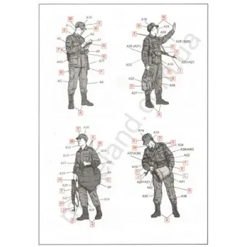 Фігури та мініатюри Збірна модель 1:35 радянські мотострільці, війна в Афганістані (1979-1988) ICM35331