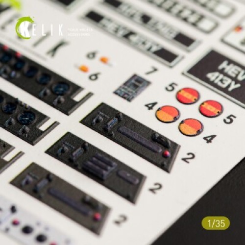 Декали Unimog 404 3D декаль интерьер для комплекта ICM 1:35 КЕЛИК K35008