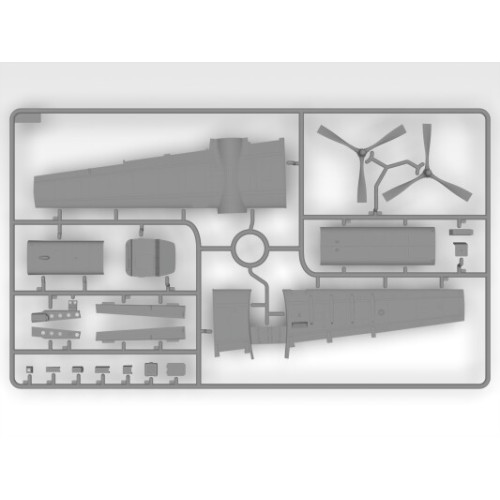 Сборная модель самолета Сборная модель 1:48 Набор Авиабаза Накхон Фаном ICMDS 4804 1:48