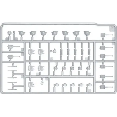 Наборы деталировки Сборная модель 1:35 Набор немецкое пехотное оружие и снаряжение Миниарт 35247