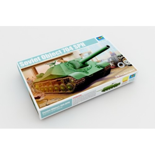 Бронетехніка та артилерія Збірна модель 1:35 Радянська самохідна гаубиця Об'єкт 704 Trumpeter 05575